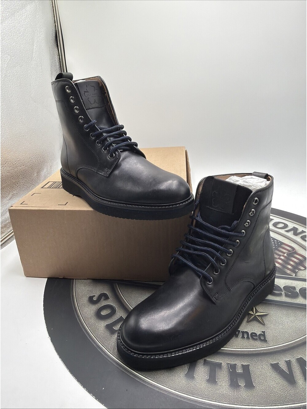 Ted Baker Linton Wedge Sole Derby Boots size 7 No Box